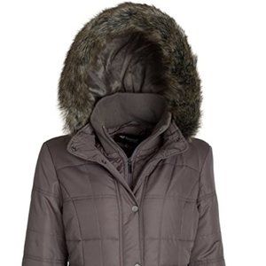 Women's Fashion Winter Puffer Coat with Plush Line